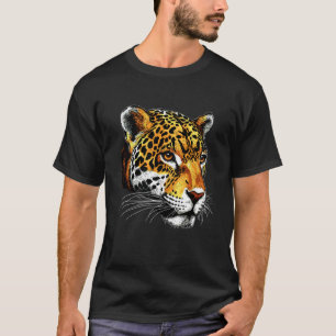 Jaguar Stort Katt Panther Roligt Katt Älskare Söt T Shirt