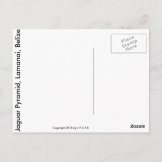 Jaguar Temple-vykort Vykort