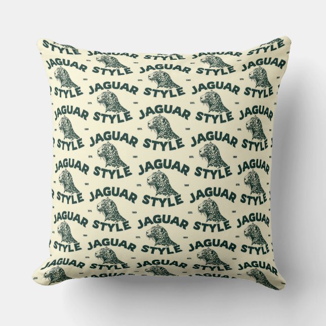 Jaguar Throw Pillow Kudde (Framsida)