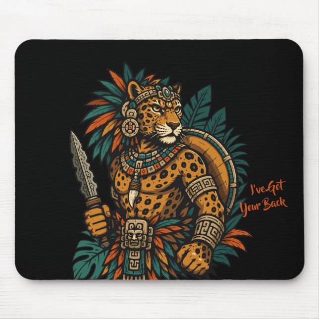 Jaguar Tribal Warrior Vintage Musmatta (Framsidan)