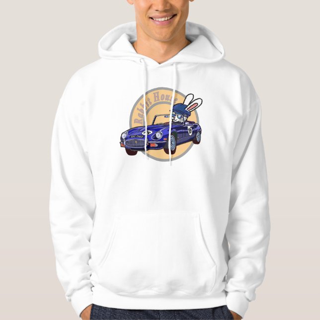 Jaguar type E A Hoodie (Framsida)