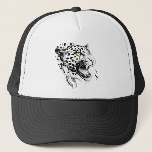 Jaguar Vild Animal Nature Illustration Art Tattoo Keps