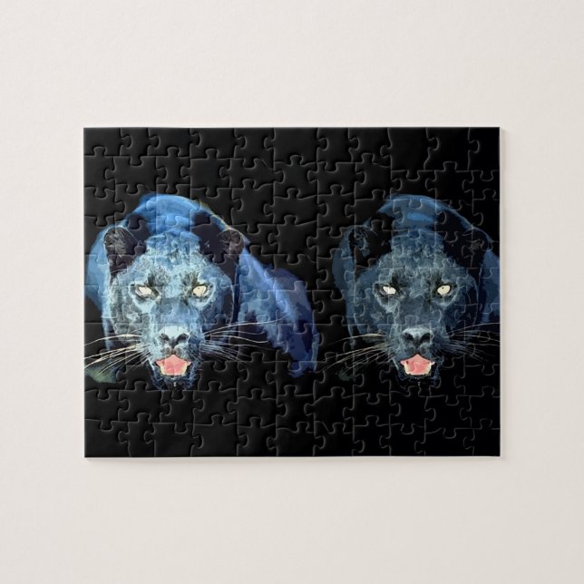 Jaguar - Vilda djur Big Cats Pussel (Horisontell)