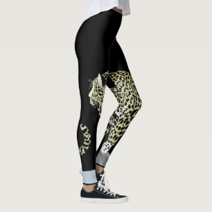 Jaguar vrålar! Damasker Leggings