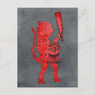 Jaguar Warrior vycard Vykort