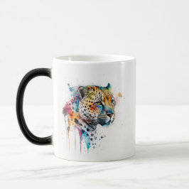 Jaguar Watercolor Magisk Mugg