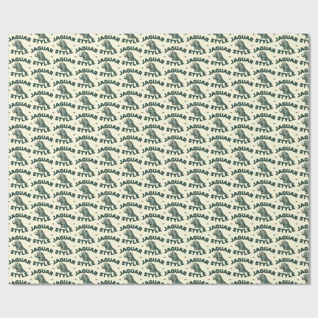 Jaguar Wrapping Paper Presentpapper (Platt)