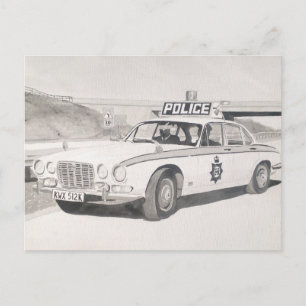 Jaguar XJ6 Vykort