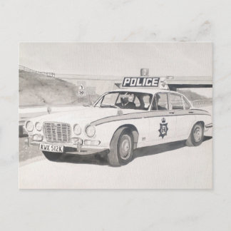 Jaguar XJ6 Vykort