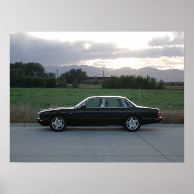 Jaguar XJ8 Poster (Framsidan)