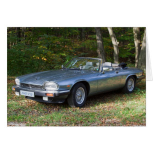 Jaguar XJS V12 Cabriolet Hälsningskort