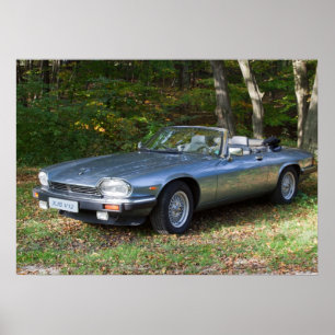 Jaguar XJS V12 Cabriolet Poster