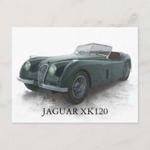 JAGUAR XK120 VYKORT
