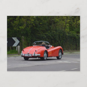 Jaguar XK140 Vykort