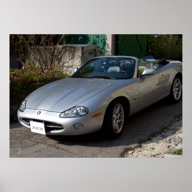 Jaguar XK8 Cabriolet Poster (Framsidan)
