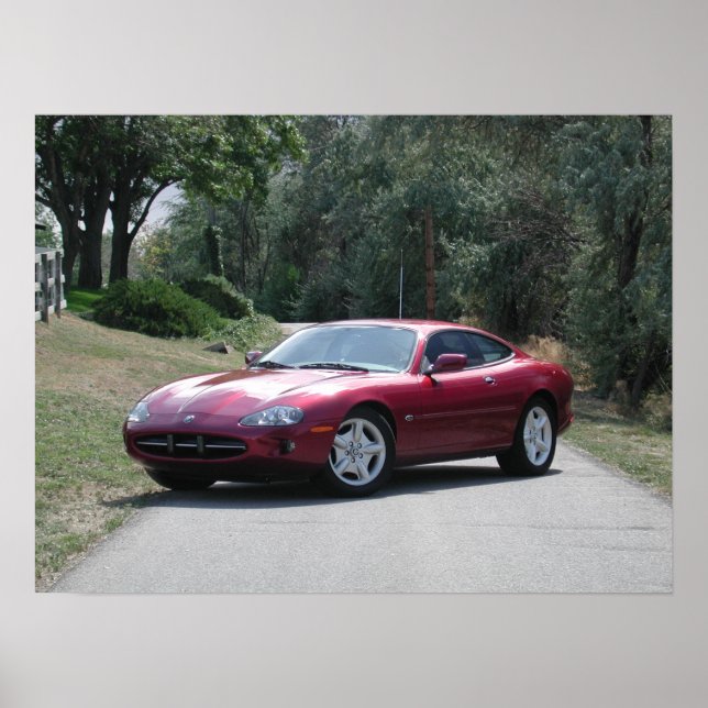 Jaguar XK8 Coupe Poster (Framsidan)