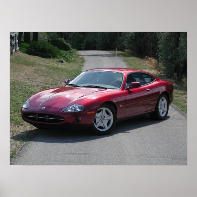 Jaguar XK8 Coupe Poster (Framsidan)