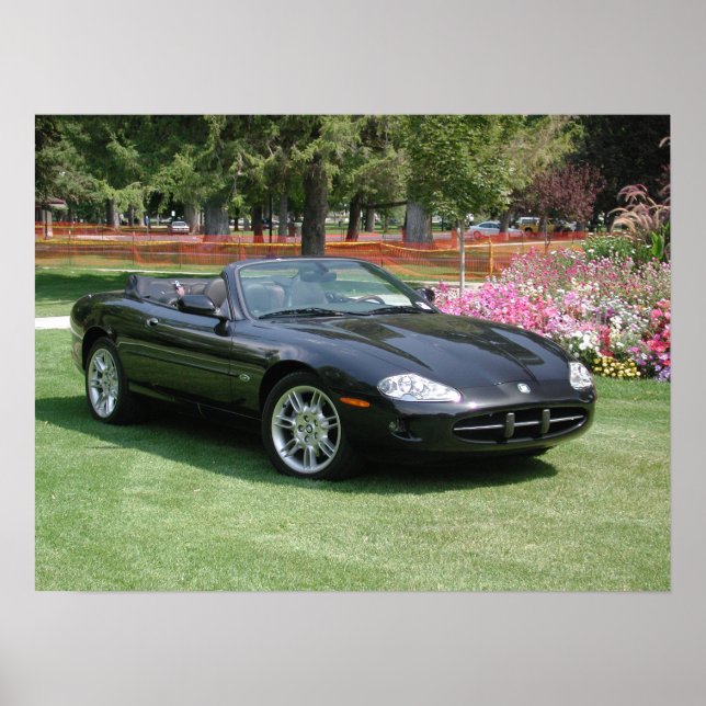 Jaguar XK8 Konvertibel Poster (Framsidan)