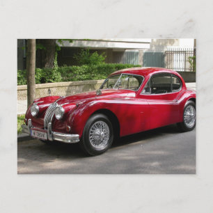 Jaguar XK 120 FHC Vykort