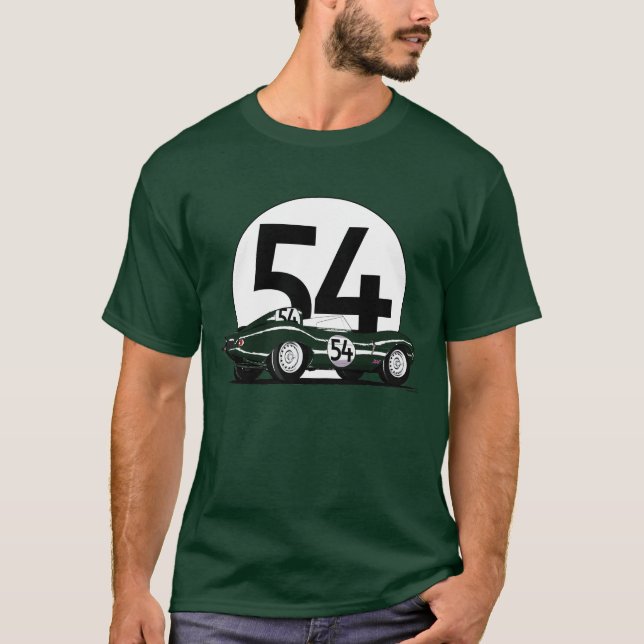 JaguarD-typ t-skjorta Tee (Framsida)