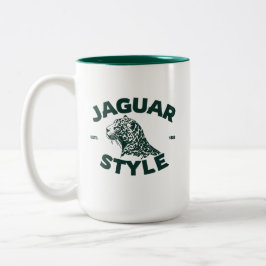 Jaguarkaffekopp Två-Tonad Mugg