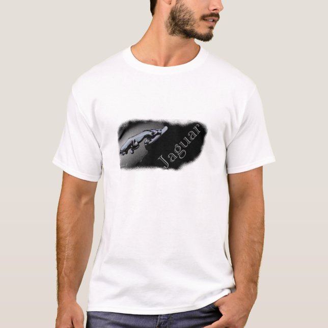 Jaguarkatt med text t-shirt (Framsida)