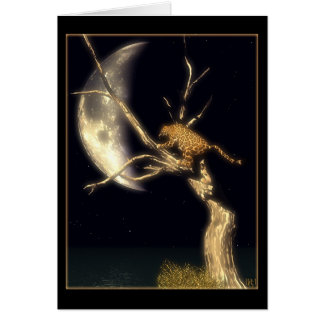 Jaguarmoon Hälsningskort