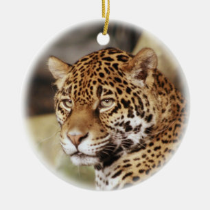 Jaguarprydnad Julgransprydnad Keramik