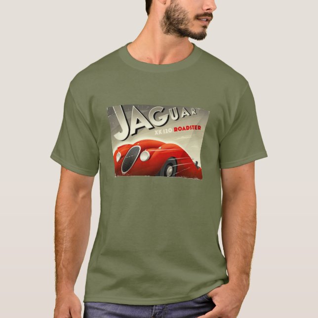 JaguarRoadster T Shirt (Framsida)