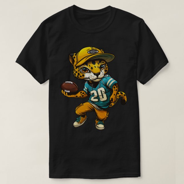 Jaguars American Fläkt T Shirt (Design framsida)