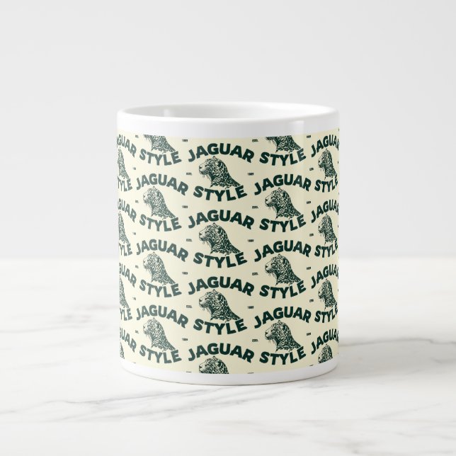 Jaguars gigantiska kaffemugg jumbo mugg (Framsidan)
