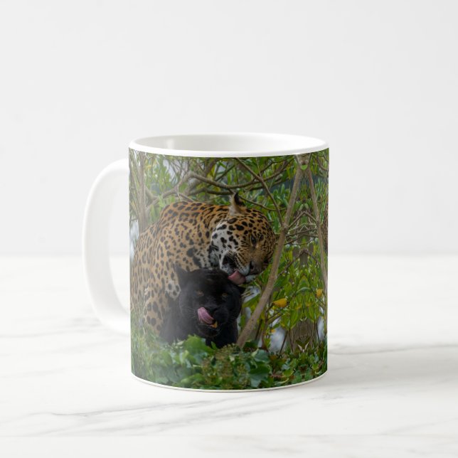 Jaguars i Kärlek Kaffemugg (Framsida vänster)