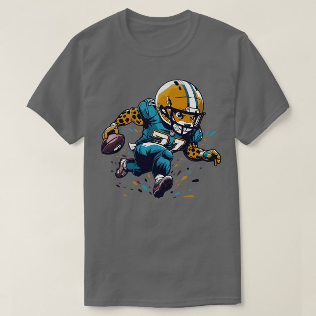 Jaguars Touchdown American T Shirt (Design framsida)