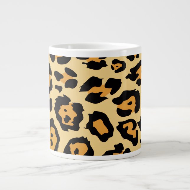 jaguartryck kaffemugg jumbo mugg (Framsidan)