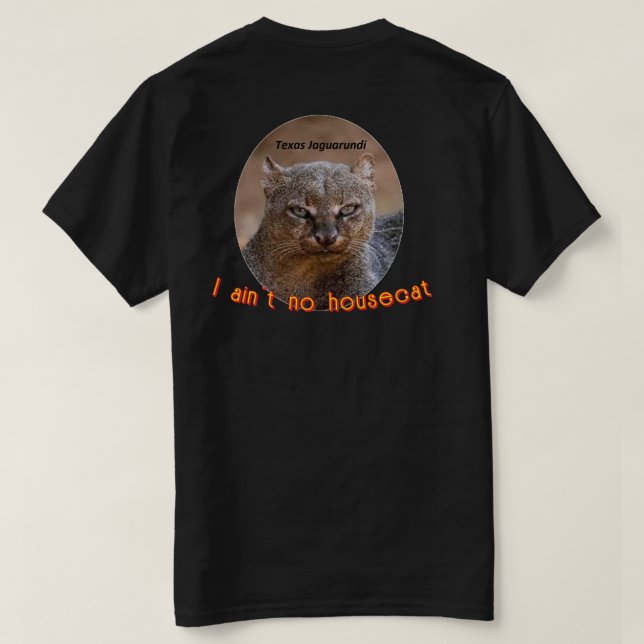 Jaguarundi T Shirt (Design baksida)