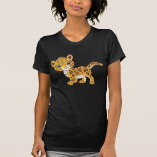 Jaguarungekvinna T-tröja T-shirt