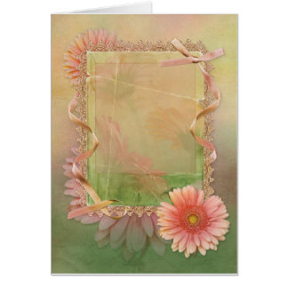 Jaguarwomans "gerberas & snöre ", hälsningskort