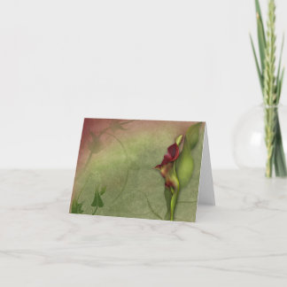 Jaguarwomans "rött porträtt #4 för Callalilja ", Kort