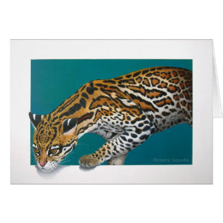 Jaguatirica Hälsningskort