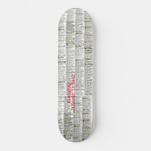 JAH ÄR REAL /JMT SKATEBOARDS (Framsida)