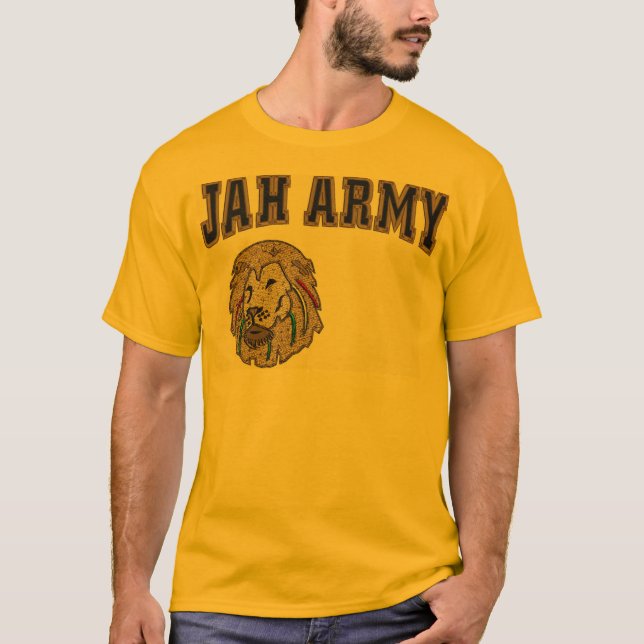 Jah armé t shirt (Framsida)