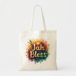 Jah Bless Reggae Watercolor Tygkasse