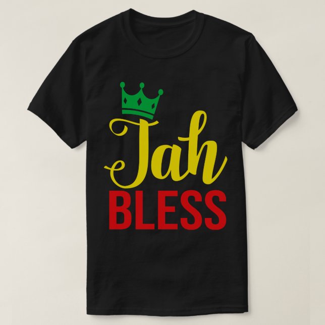 Jah Bless T Shirt (Design framsida)