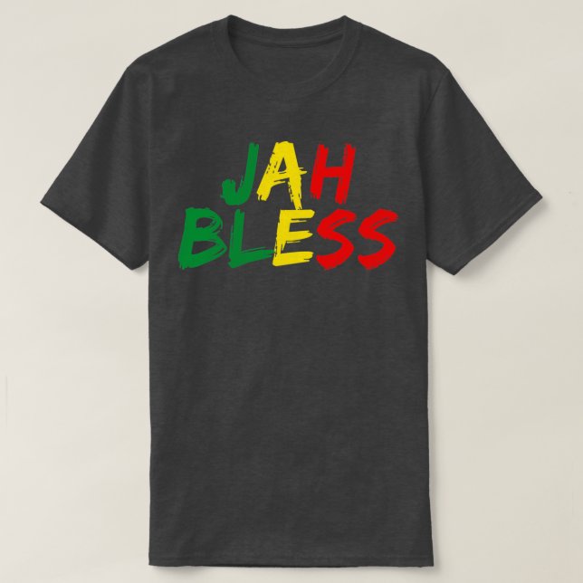 Jah Bless T Shirt (Design framsida)