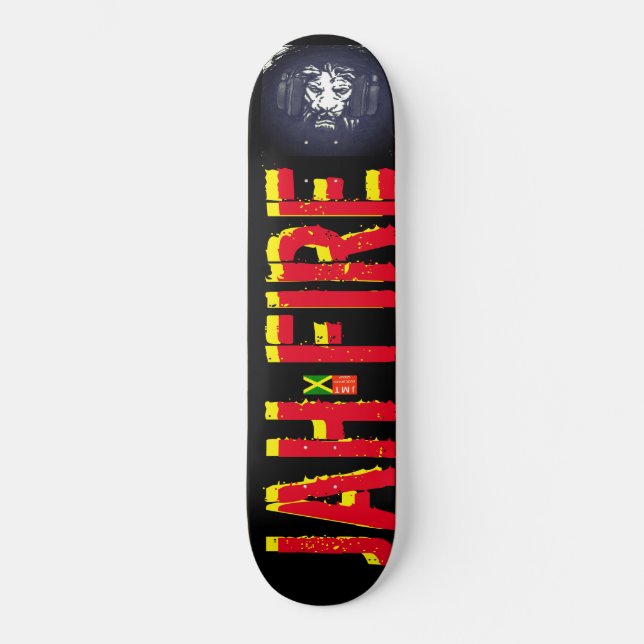 JAH FIRE  Skateboard (Framsida)