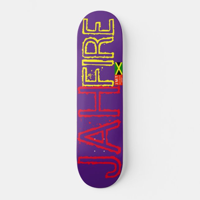 JAH FIRE SKATEBOARD / JMT USA Skateboard (Framsida)