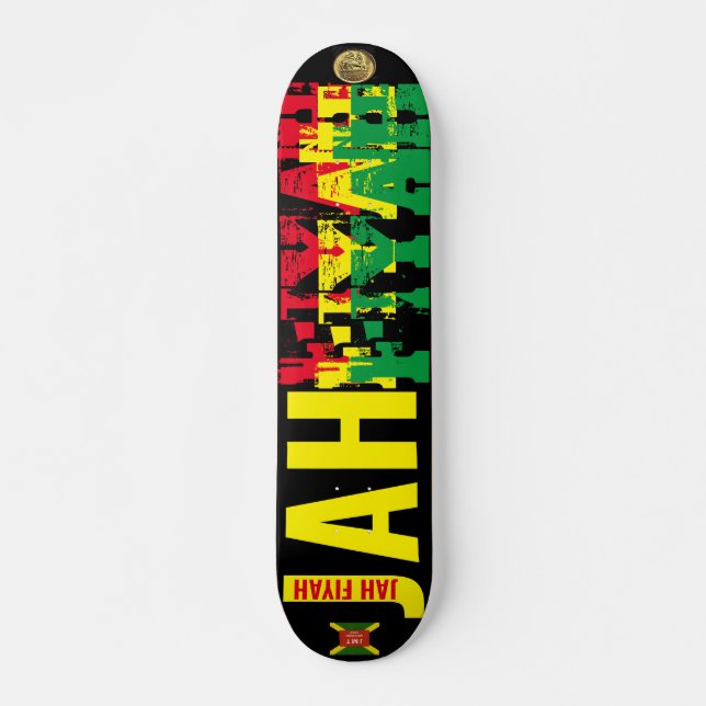 JAH FIYAH JMT 7 3/4-tums Skateboard Deck (Framsida)