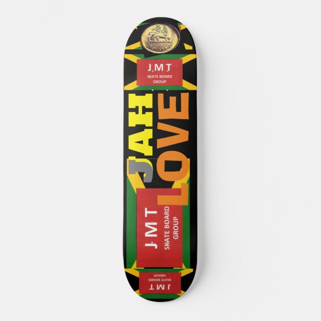 JAH KÄRLEK JMT Skateboard (Framsida)
