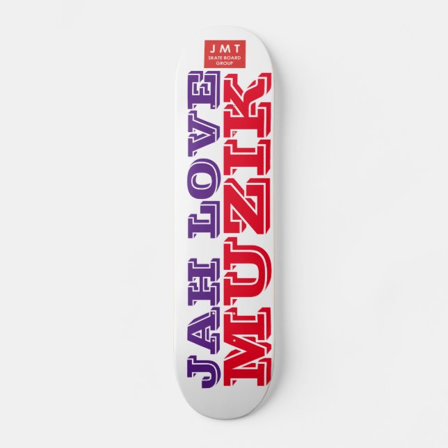 JAH KÄRLEK MUZIK Skateboard (Framsida)