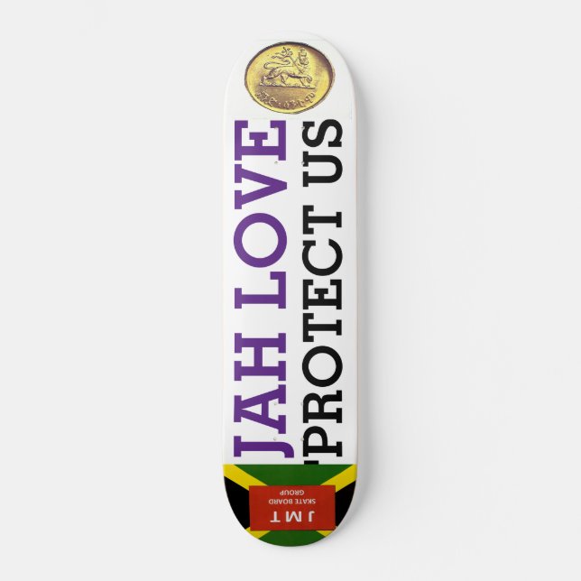JAH KÄRLEK PROTECT US Skateboard (Framsida)
